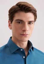 Slim Business shirt Uni in Grün |  Seidensticker Onlineshop