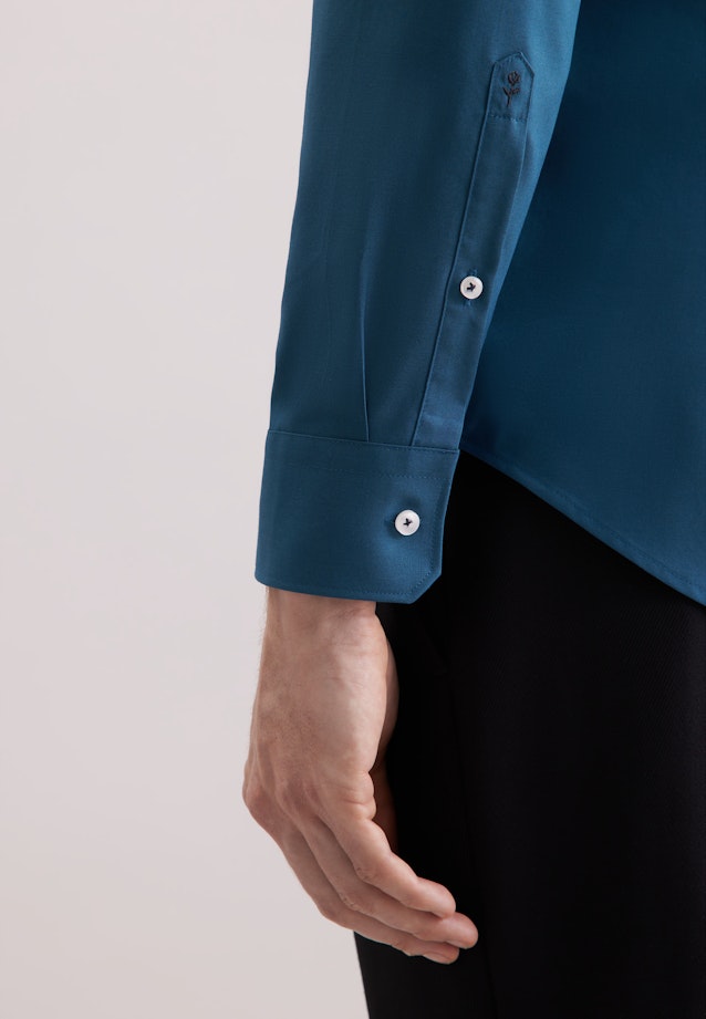 Slim Business Hemd Uni in Grün |  Seidensticker Onlineshop