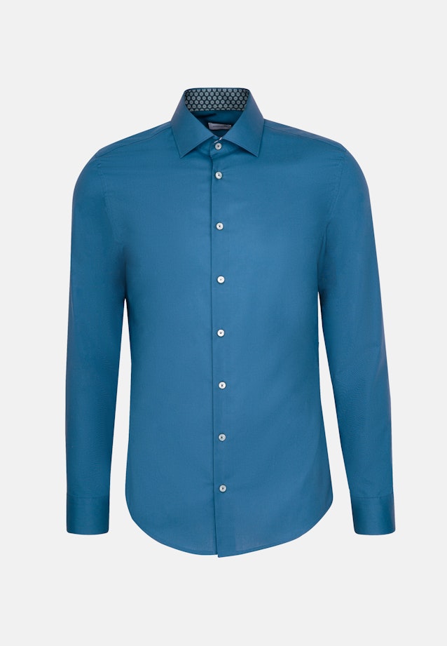 Slim Business shirt Uni in Grün |  Seidensticker Onlineshop
