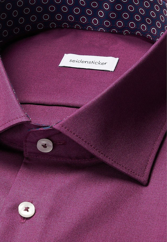 Slim Business Hemd Uni in Lila |  Seidensticker Onlineshop