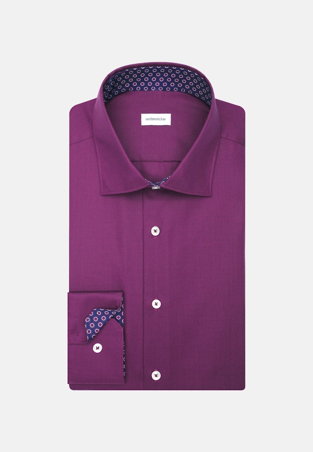 Slim Business Hemd Uni in Lila |  Seidensticker Onlineshop