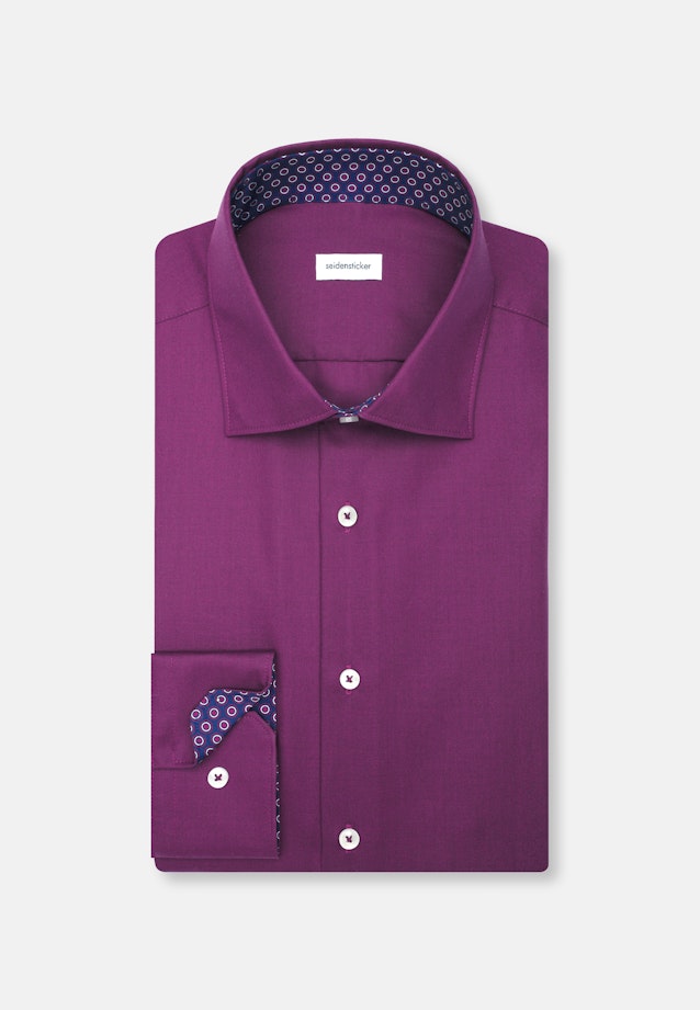 Slim Business Hemd Uni in Lila |  Seidensticker Onlineshop