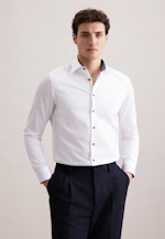 Slim Business Hemd Uni in Weiß |  Seidensticker Onlineshop