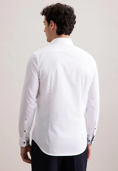 Slim Business Hemd Uni in Weiß |  Seidensticker Onlineshop