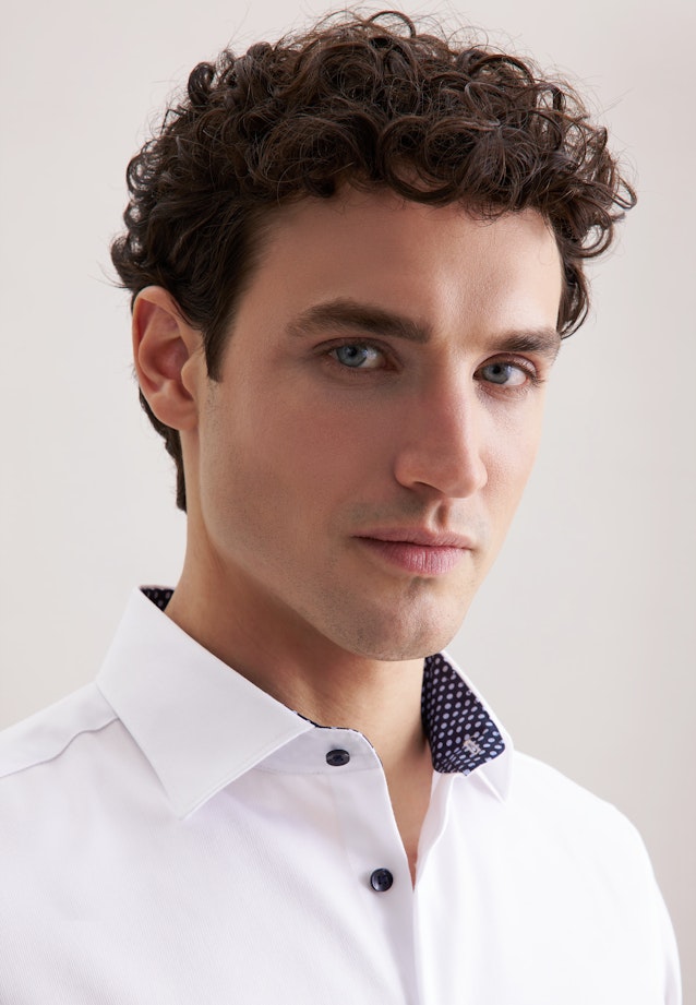 Slim Business shirt Uni in Weiß |  Seidensticker Onlineshop