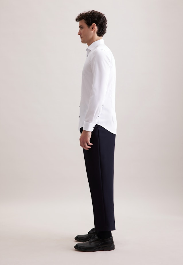 Slim Business Hemd Uni in Weiß |  Seidensticker Onlineshop