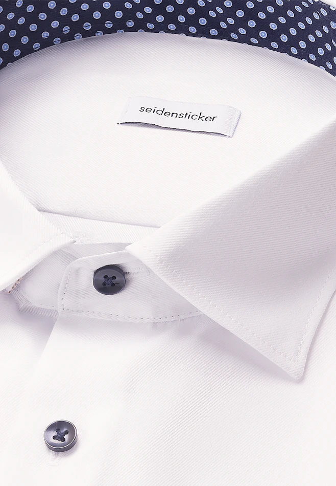 Slim Business shirt Uni in Weiß | Seidensticker online shop