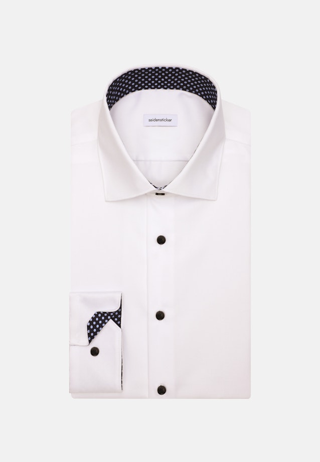 Slim Business Hemd Uni in Weiß |  Seidensticker Onlineshop