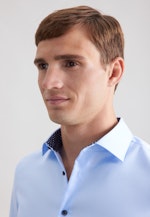 Slim Business Hemd Uni in Mittelblau |  Seidensticker Onlineshop