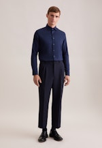 Slim Business Hemd Uni in Dunkelblau |  Seidensticker Onlineshop