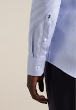 Slim Business Hemd Struktur in Hellblau |  Seidensticker Onlineshop