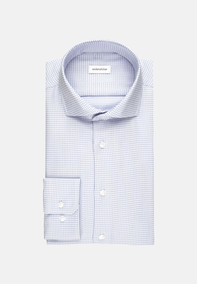 Slim Business Hemd Struktur in Hellblau |  Seidensticker Onlineshop