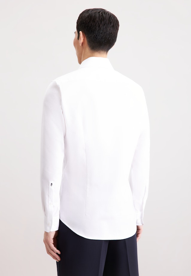 Slim Business Hemd Fischgrat in Weiß |  Seidensticker Onlineshop