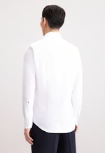 Slim Business Hemd Fischgrat in Weiß |  Seidensticker Onlineshop
