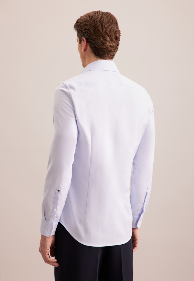 Slim Business Hemd Fischgrat in Hellblau | Seidensticker Onlineshop