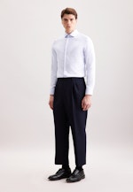 Slim Business shirt Herringbone in Hellblau |  Seidensticker Onlineshop