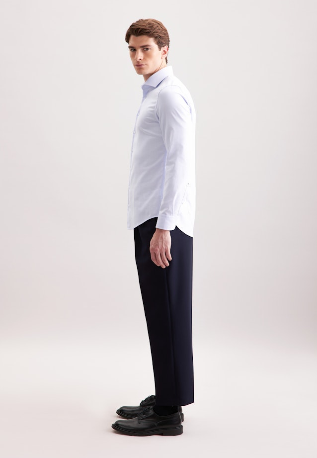 Slim Business shirt Herringbone in Hellblau |  Seidensticker Onlineshop
