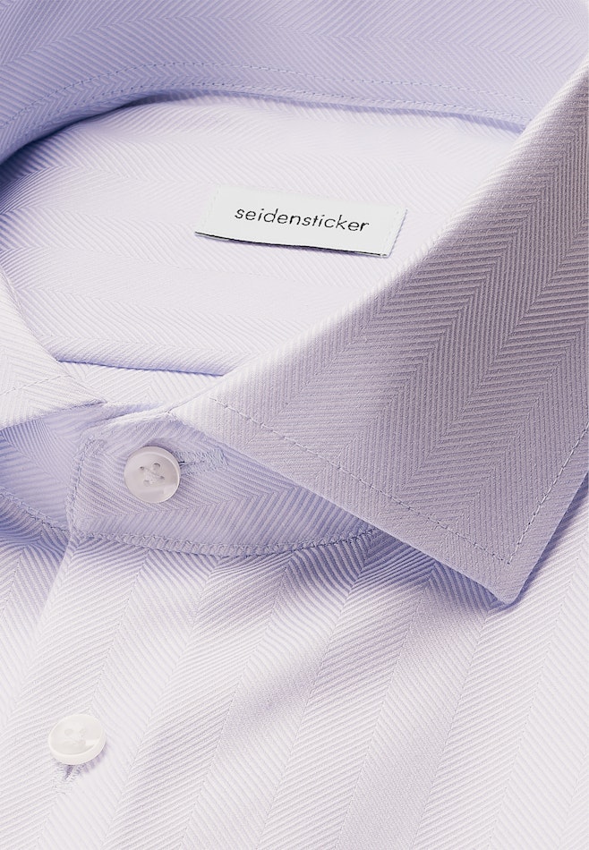 Slim Business Hemd Fischgrat in Hellblau | Seidensticker Onlineshop
