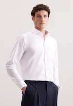 Regular Chemise d'affaires Uni in Blanc |  Seidensticker Onlineshop
