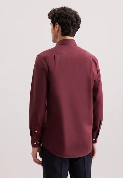 Regular Business Hemd Uni in Rot |  Seidensticker Onlineshop