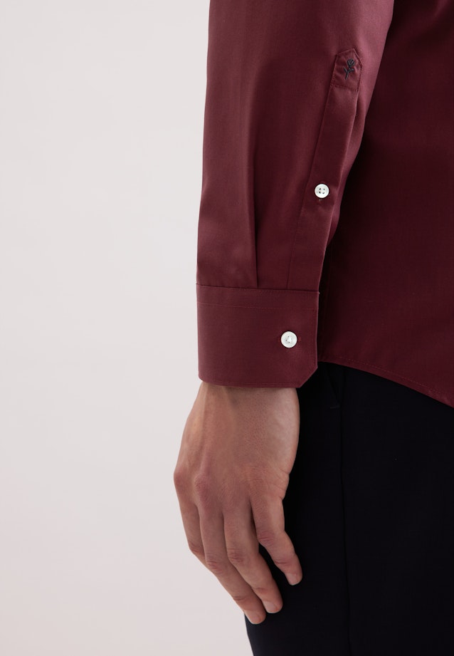 Regular Business shirt Uni in Rot |  Seidensticker Onlineshop