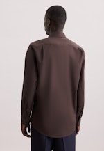 Regular Business shirt Uni in Braun |  Seidensticker Onlineshop