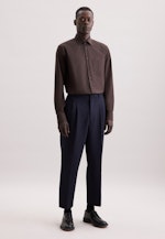 Regular Business shirt Uni in Braun |  Seidensticker Onlineshop