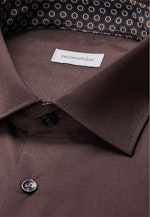 Regular Business Hemd Uni in Braun |  Seidensticker Onlineshop