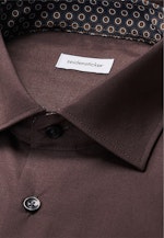 Regular Business shirt Uni in Braun |  Seidensticker Onlineshop