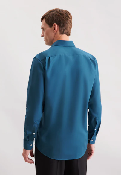 Regular Business shirt Uni in Grün |  Seidensticker Onlineshop
