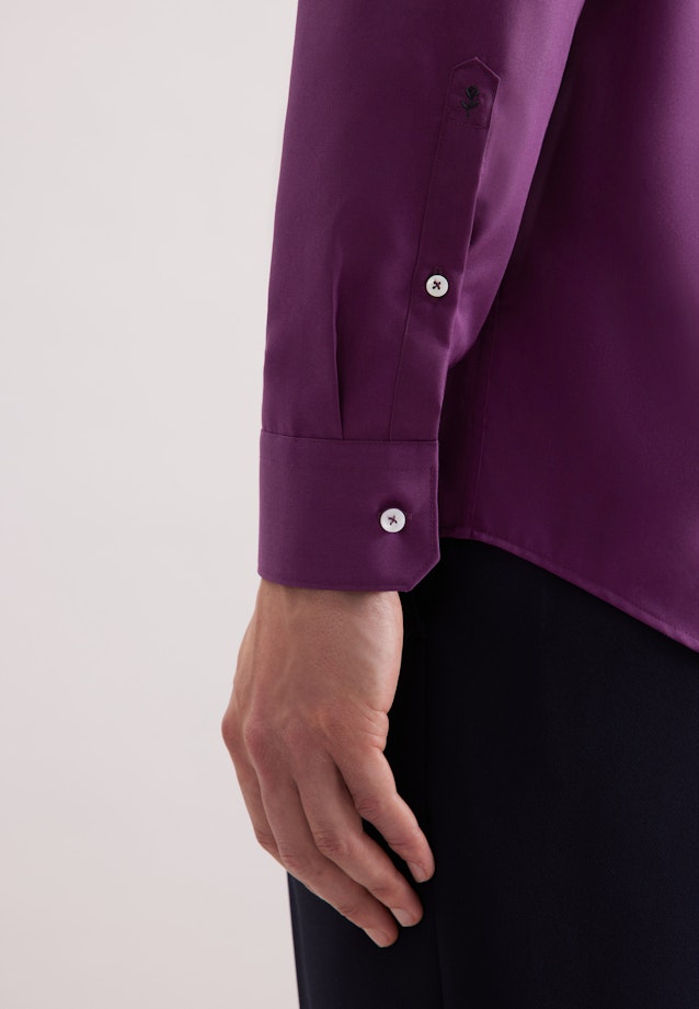 Regular Business Hemd Uni in Lila |  Seidensticker Onlineshop
