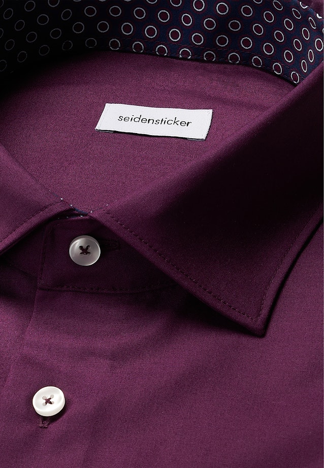Regular Business Hemd Uni in Lila |  Seidensticker Onlineshop