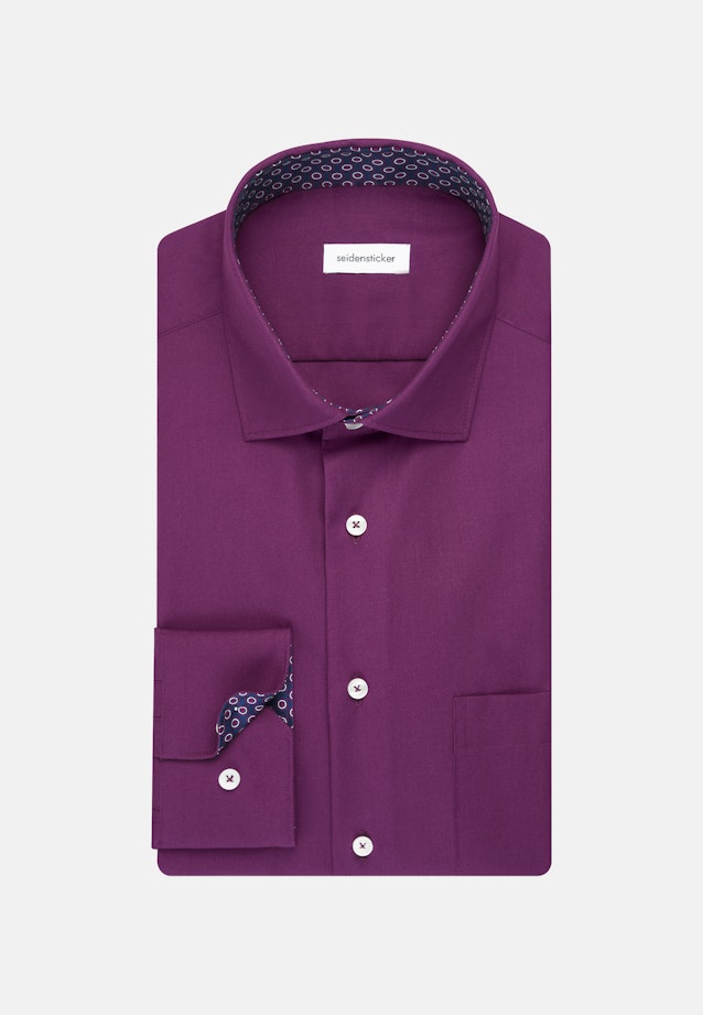 Regular Business Hemd Uni in Lila |  Seidensticker Onlineshop