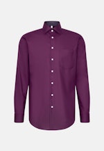 Regular Business Hemd Uni in Lila |  Seidensticker Onlineshop