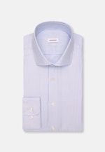Shaped Business shirt Structure in Mittelblau |  Seidensticker Onlineshop