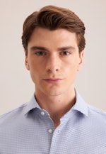 Shaped Business Hemd Pepita in Dunkelblau |  Seidensticker Onlineshop