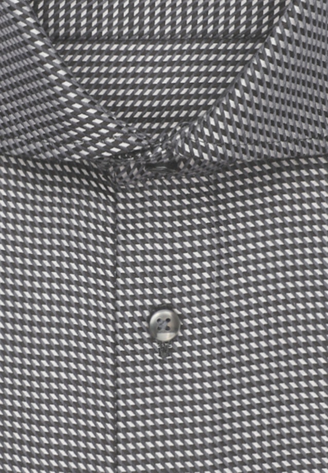 Shaped Business Hemd Pepita in Grau |  Seidensticker Onlineshop