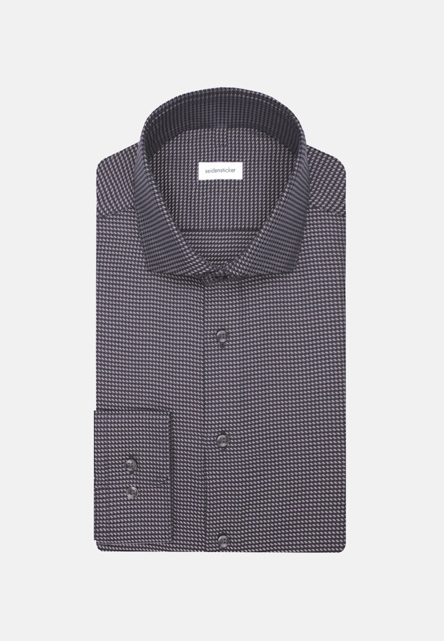 Shaped Business shirt Pepita in Grey |  Seidensticker Onlineshop