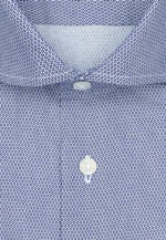 X-Slim Business Hemd Druck in Dunkelblau |  Seidensticker Onlineshop