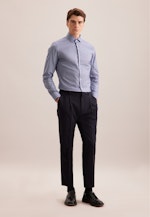 X-Slim Business shirt Print in Dunkelblau |  Seidensticker Onlineshop