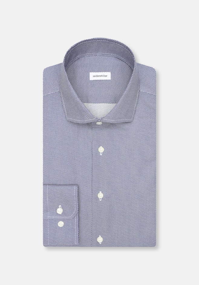 X-Slim Chemise d'affaires Imprimé dans Bleu Foncé | Boutique en ligne Seidensticker