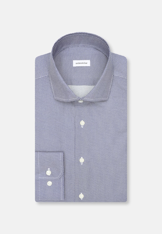 X-Slim Business shirt Print in Dunkelblau | Seidensticker online shop