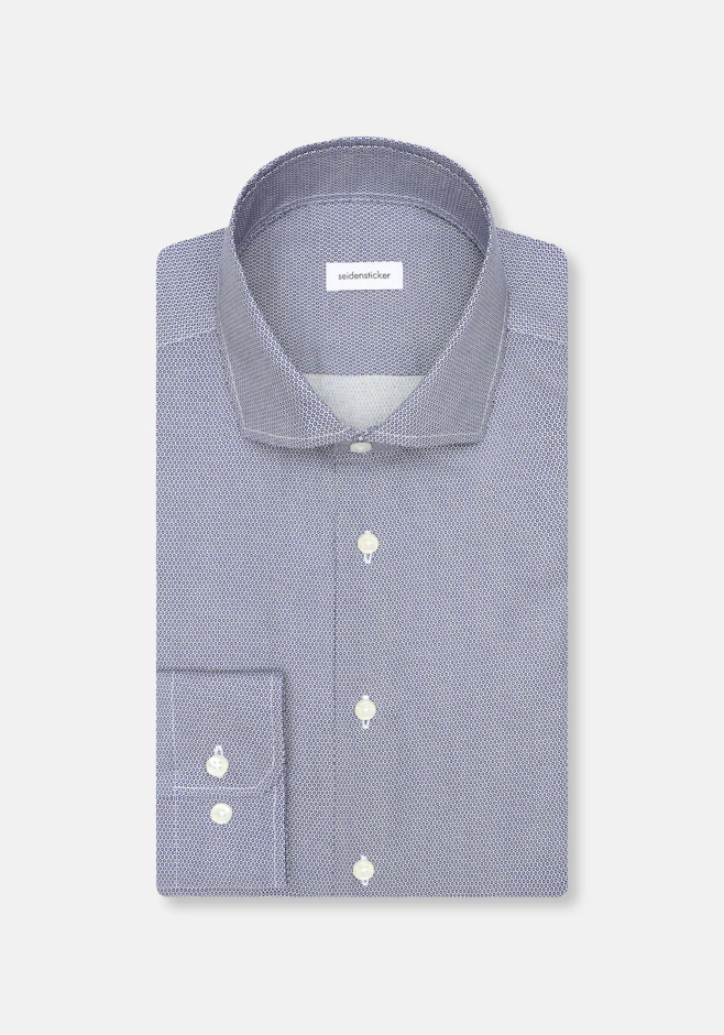 X-Slim Chemise d'affaires Imprimé dans Bleu Foncé | Boutique en ligne Seidensticker
