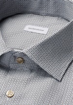 Shaped Business Hemd Druck in Dunkelblau |  Seidensticker Onlineshop