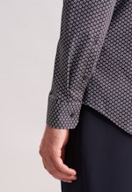 Shaped Business Hemd Druck in Braun |  Seidensticker Onlineshop