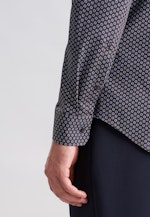 Shaped Business Hemd Druck in Braun |  Seidensticker Onlineshop