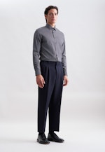 Shaped Business shirt Print in Braun |  Seidensticker Onlineshop