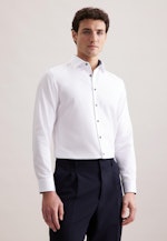 Shaped Business shirt Uni in Weiß |  Seidensticker Onlineshop