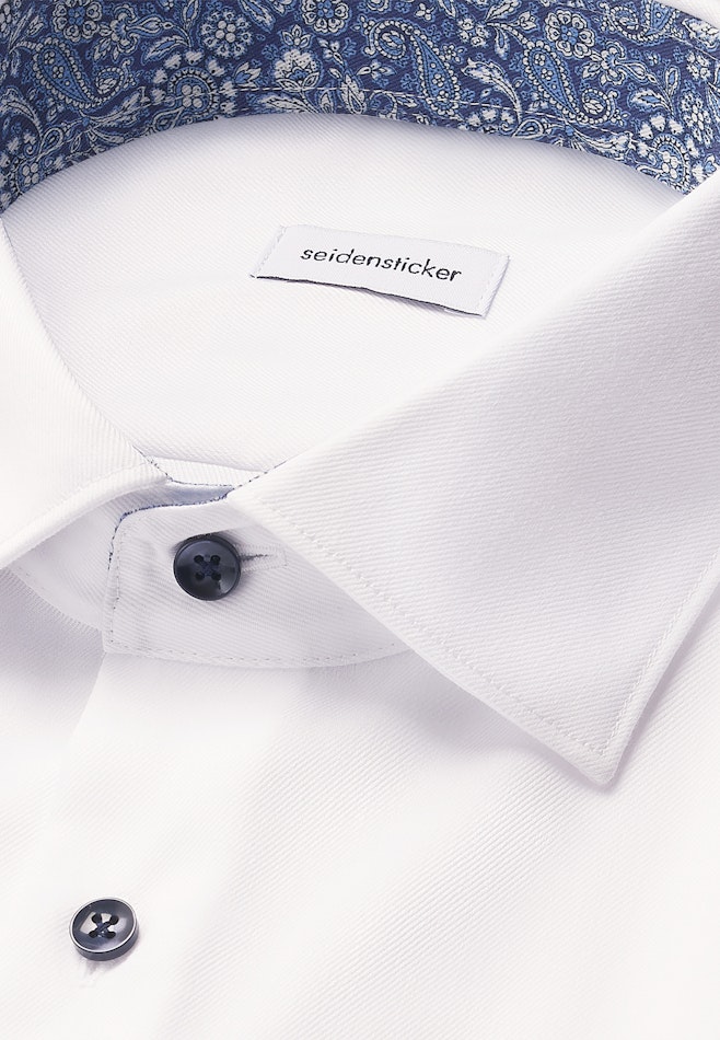 Shaped Chemise d'affaires Uni dans Blanc | Boutique en ligne Seidensticker