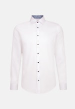 Shaped Business shirt Uni in Weiß |  Seidensticker Onlineshop